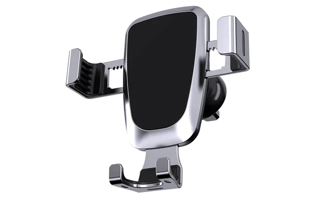 Gravity Car Mount For Smartphone On The Grille Silver Yc08 product image