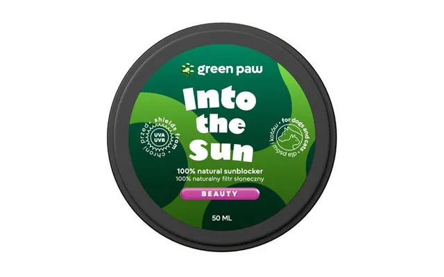 Green Paw Into The Sun - Nose And Skin Ointment With Natural Sunscreen For Dogs And Cats
