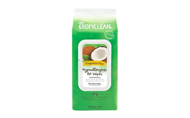 Grooming Hypoallergenic Wet Wipes For Dogs And Cats - 100 Pieces