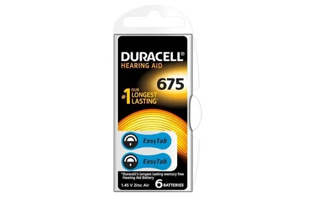 Ha Za675 Hearing Aid Batteries - 6 Pcs