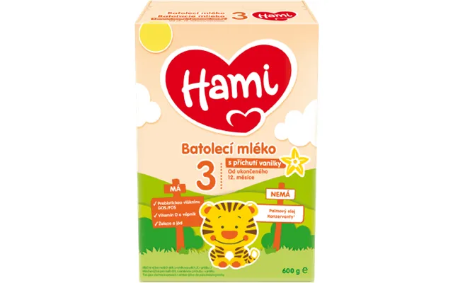 Hami 3 Vanilla Flavored Toddler Milk From Uk. 12 Months 600 G product image