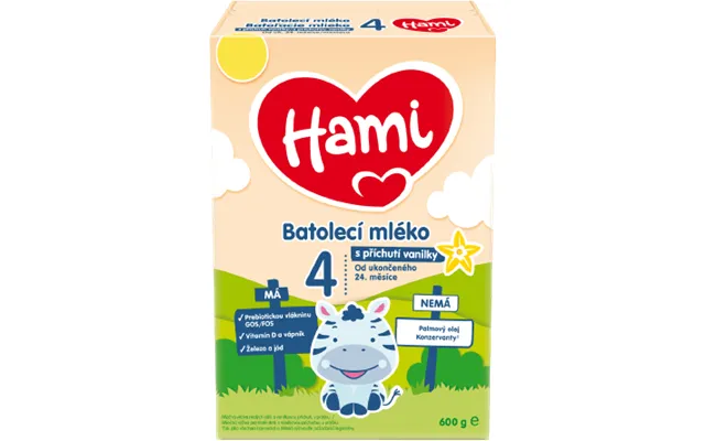 Hami 4 Vanilla Flavored Toddler Milk From The Uk. 24 Months 600 G product image
