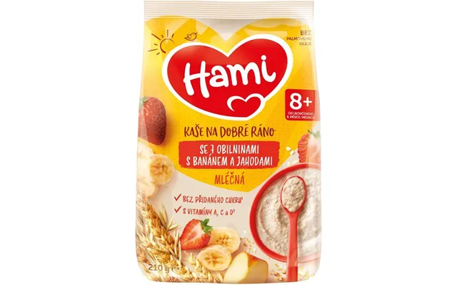 Hami 7-grain Porridge With Banana And Strawberries 210 G