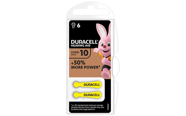 Hearing Aid Batteries Ha Za10 - 6 Pcs
