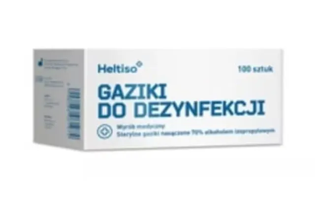 Heltiso Alcohol-treated Disinfecting Swabs - 100 Pieces