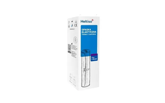 Heltiso, Woven Elastic Band With Zipper 5m X 15cm, 1 Pc - Long-term
