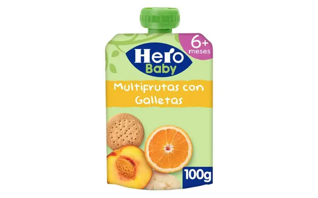 Hero Baby Multifruit Sachet With Biscuit - 100g