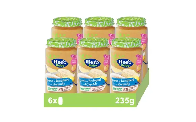 Hero Baby Pack Creamy Bechamel Sauce With Sole - 6 X 235 G