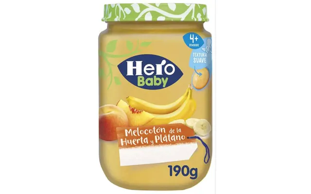 Hero Baby Peach And Banana Peach And Banana Jar - 190gr product image