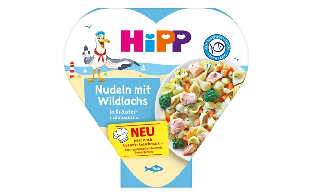Hipp Bio Dish - Noodles With Wild Salmon In Herb And Cream Sauce