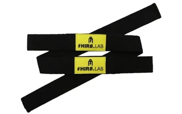 Hiro.lab Cotton Strap Rubber Logo Black Straps For
