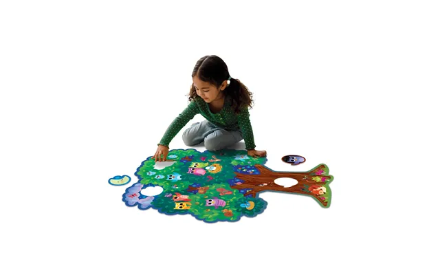 Hoot Owl Hoot - Tree-shaped Floor Puzzle With Owls