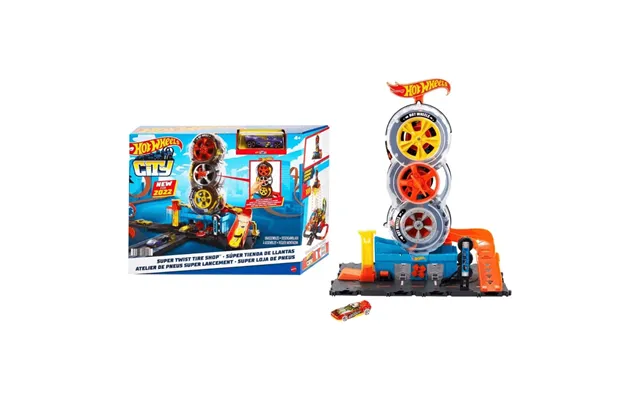 Hot Wheels City Vulcanization Super Twist Play Set - 4 Years