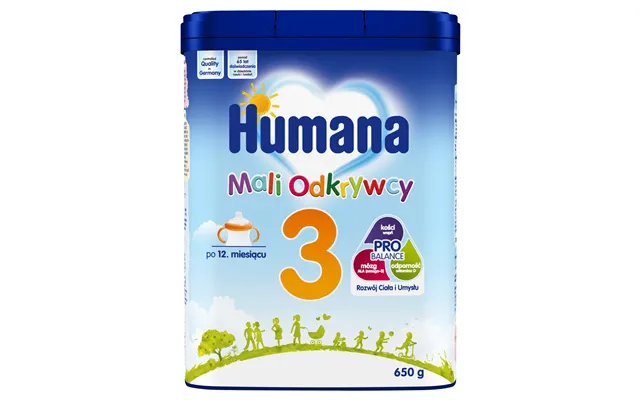 Humana 3 Little Explorers - Milk Powder Drink With Skimmed Milk And Vegetable Oils product image