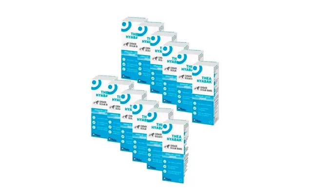 Hyabak Eye Drops Ophthalmologic Solution - Pack 12 X 10 Ml