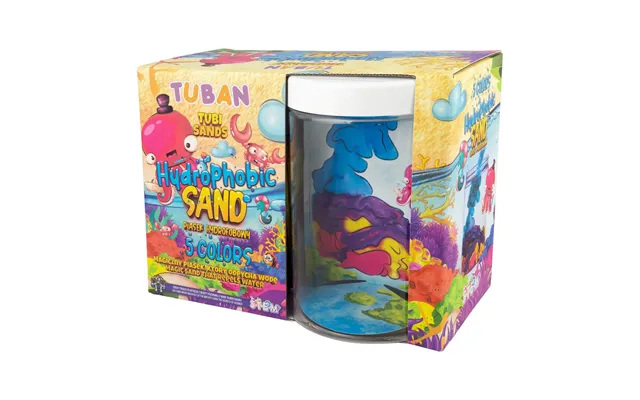 Hydrophobic Sand Set - 5 Colors And Aquarium