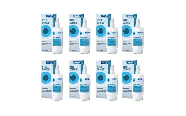 Hylo Comod Eye Drops 10 Ml - Pack Of 8