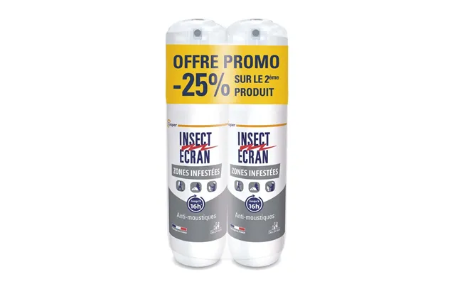 Insect Ecran Skin Mosquito Repellent For Infested Areas Adults And Children 2x100ml