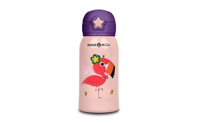 Insulating Bottle We Care - Pink With Flamingo