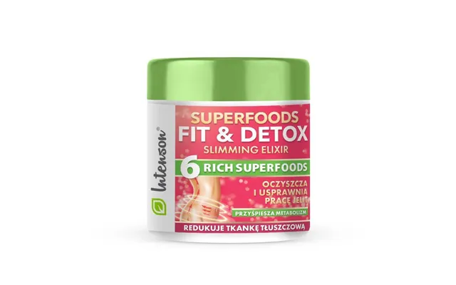 Intenson Superfoods Fit Amp Detox Elixir Fiber Shake - 135g