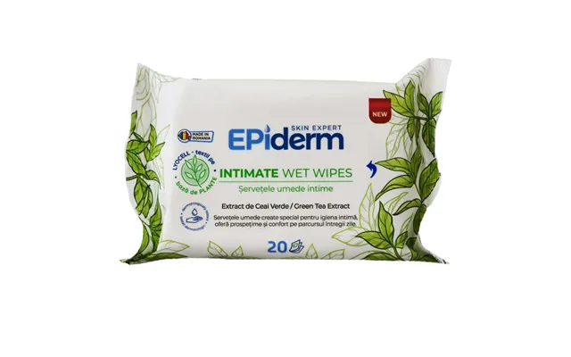 Intimate Wet Wipes With Green Tea Extract - 20 Pieces