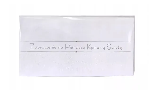 Invitation To Communion 8,5 X 16,5 Cm Envelope