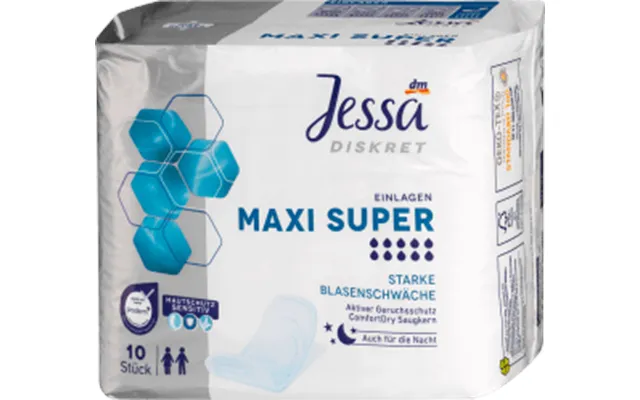 Jessa Maxi Super Incontinence Pads - 10 Pcs