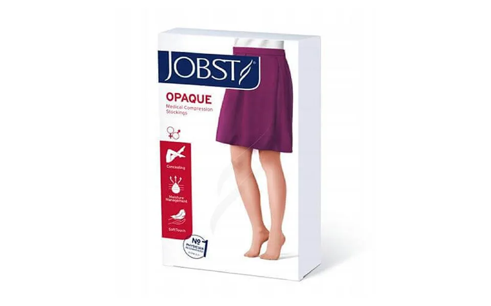 Jobst Opaque Compression Tights Ccl2 Black - Size 5 Zp