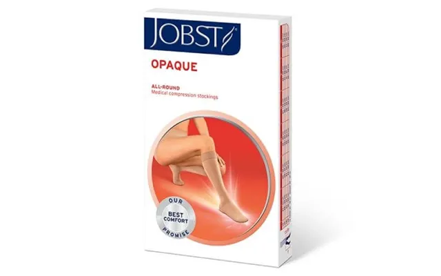 Jobst Opaque Long Compression Knee Socks Ccl2 Caramel - Size 1 Op