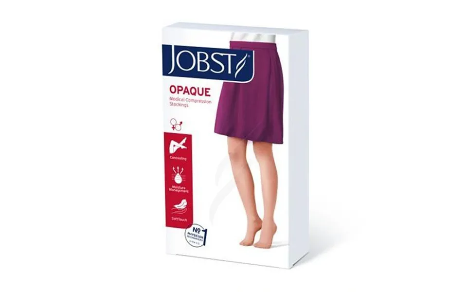 Jobst Opaque Long Compression Stockings Ccl2 Black - Size 2 Op