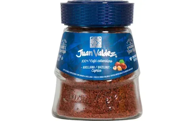Juan Valdez Freeze-dried Instant Coffee Hazelnuts - 95 G