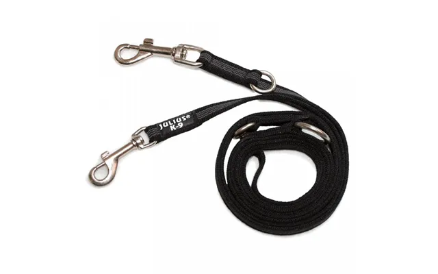 Julius-k9 Color & Gray - Double Adjustable Leash With Leash Handle For Dogs