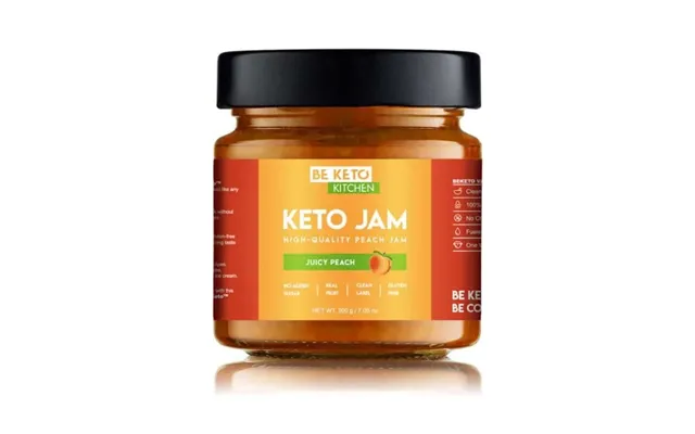 Keto Juicy Peach Jam 200g Beketo