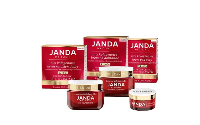 Kit Janda My Clinic Collagen Threads 60 - Day Cream 50 Ml Night Cream 50 Ml Eye Cream 15 Ml
