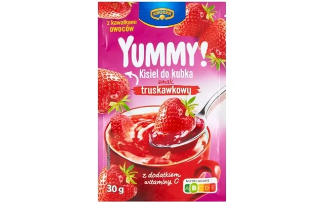 Kruger Yummy Strawberry Flavor Cup Kisel 30g