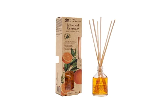 La Casa De Los Aromas Botanical Essence Cinnamon And Orange Fragrance Sticks - 50ml