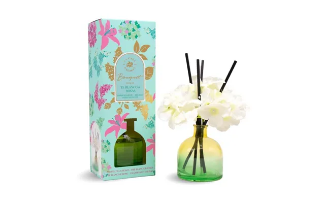 La Casa De Los Aromas Flower Bouquet Fragrance Sticks White Tea Amp Roses - 170 Ml