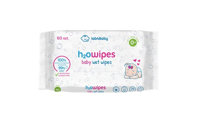 Lab4baby H2o Wipes Baby - Wet Wipes With Water
