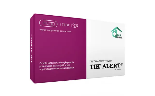 Labhome Tik'alert - Lyme Disease Blood Test For Anti-borrelia Igm Antibodies In A Tick Bite