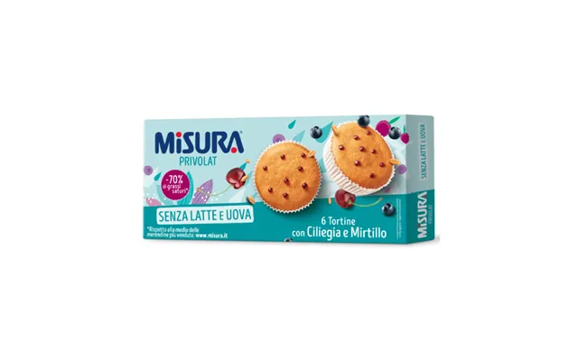 Lactose-free Cherry And Blueberry Muffins - 290 G