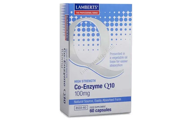Lamberts Co-enzyme Q10 100mg - 60 Tablets