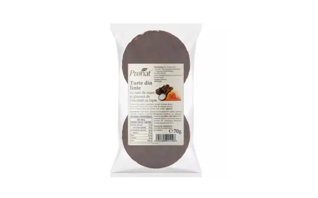 Lentil Cakes With Sea Salt And Milk Chocolate Glaze - 70 G