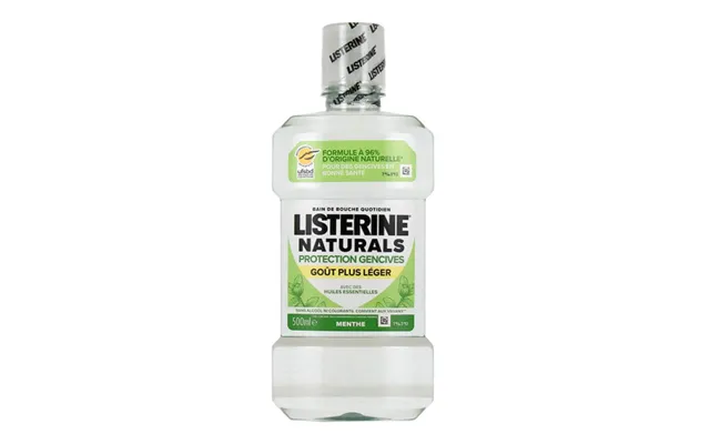 Listerine Natural Gum Protection Bath Mint Lighter Taste 500 Ml product image