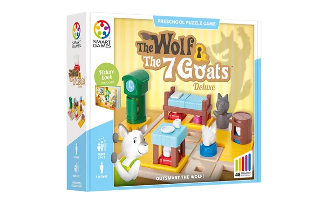 Logic Game With 48 Challenges The Wolf & The 7 Goats - 3 Years