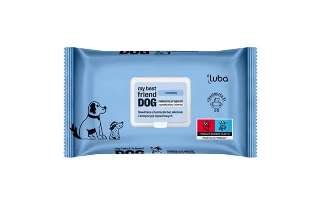 Luba My Best Friend Dog Wet Wipes For Cleaning And Protecting Skin And Fur - 60 Pieces