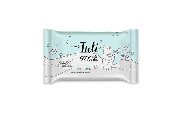 Luba Tuli Wet Baby Wipes With Aloe Vera - 60 Pieces