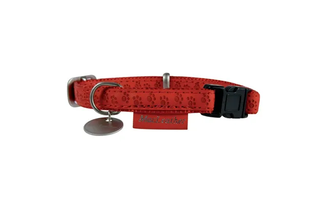 Macleather Dog Collar Red 20mm