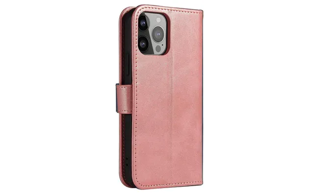 Magnet Case Iphone 14 Pro Max Case With Flap Wallet Pink Stand
