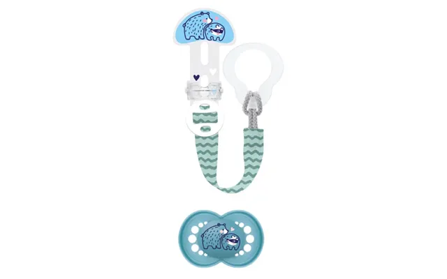 Mam Anatomical Pacifier Pacifier Holder Clip 6 Months X1