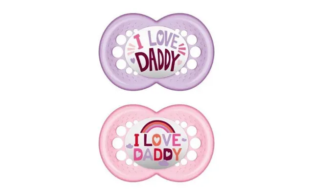 Mam Silicone Soother Original I Love Daddy 16 Months
